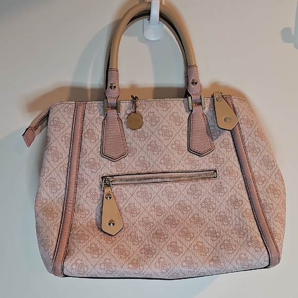 Guess Pink Perforated Tote - Picture 3 of 7